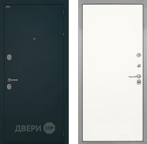 Входная металлическая Дверь Интекрон (INTECRON) Греция Гладкая Слоновая кость в Истра