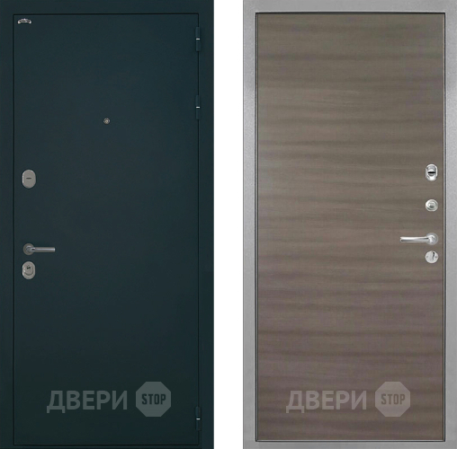 Входная металлическая Дверь Интекрон (INTECRON) Греция Гладкая Дуб тоскано поперечный в Истра