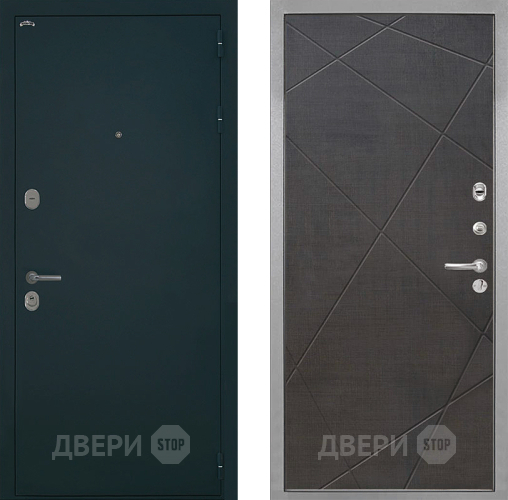 Входная металлическая Дверь Интекрон (INTECRON) Греция Лучи-М Венге распил кофе в Истра