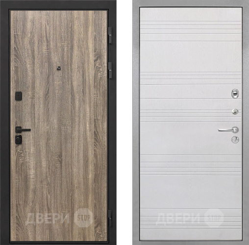 Дверь Интекрон (INTECRON) Профит Black Дуб Турин ФЛ-316 Белый ясень в Истра