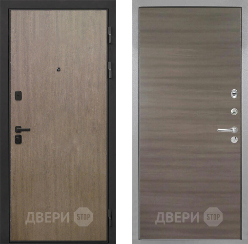 Входная металлическая Дверь Интекрон (INTECRON) Профит Black Венге Коричневый Гладкая Дуб тоскано поперечный в Истра