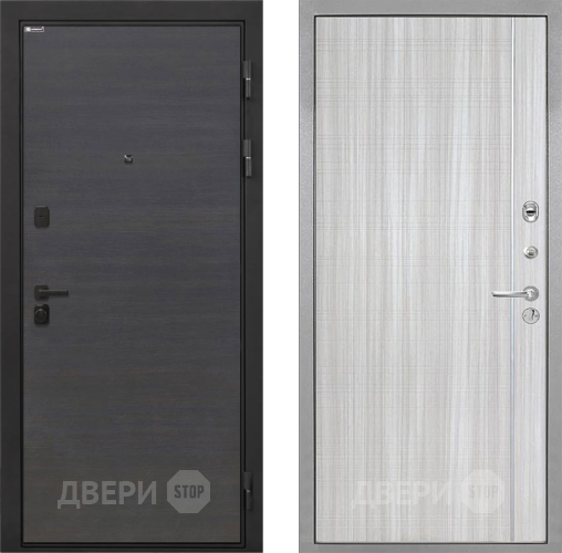 Входная металлическая Дверь Интекрон (INTECRON) Профит Black Эковенге В-07 с молдингом Сандал белый в Истра