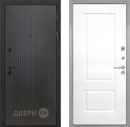 Входная металлическая Дверь Интекрон (INTECRON) Профит Black ФЛ-295 Альба Роял Вуд белый в Истра