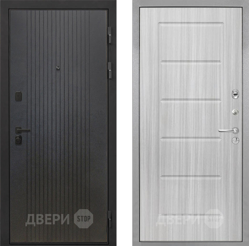 Входная металлическая Дверь Интекрон (INTECRON) Профит Black ФЛ-295 ФЛ-39 Сандал белый в Истра