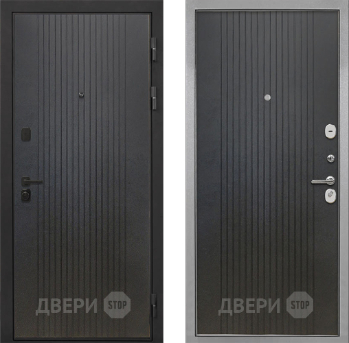 Входная металлическая Дверь Интекрон (INTECRON) Профит Black ФЛ-295 ФЛ-295 Лофт черный в Истра