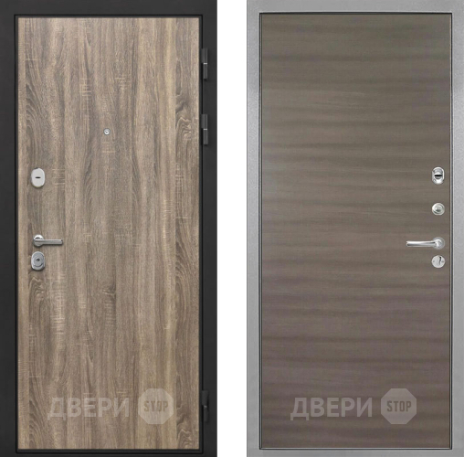 Входная металлическая Дверь Интекрон (INTECRON) Гектор Дуб Турин Гладкая Дуб тоскано поперечный в Истра