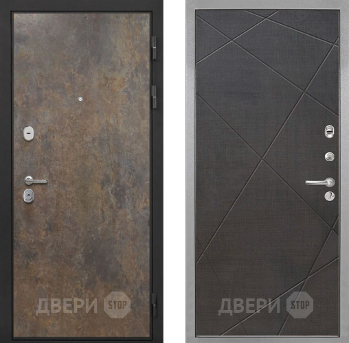 Входная металлическая Дверь Интекрон (INTECRON) Гектор Гранж Лучи-М Венге распил кофе в Истра