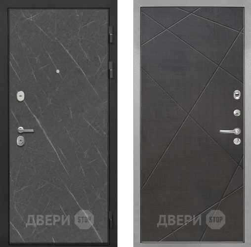 Входная металлическая Дверь Интекрон (INTECRON) Гектор Гранит Лава Оникс Лучи-М Венге распил кофе в Истра