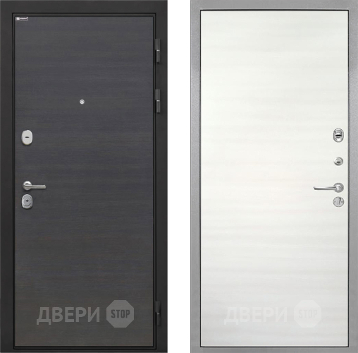 Входная металлическая Дверь Интекрон (INTECRON) Гектор Эковенге Гладкая Дуб сильвер поперечный в Истра