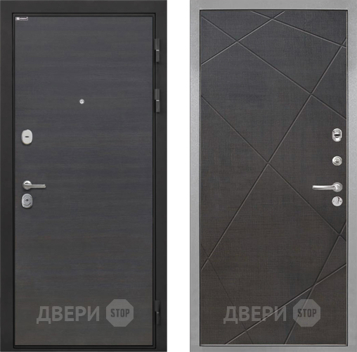 Входная металлическая Дверь Интекрон (INTECRON) Гектор Эковенге Лучи-М Венге распил кофе в Истра