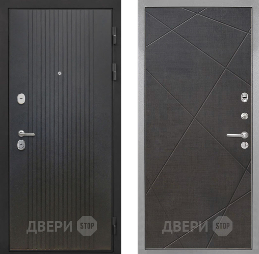 Входная металлическая Дверь Интекрон (INTECRON) Гектор ФЛ-295 Лучи-М Венге распил кофе в Истра