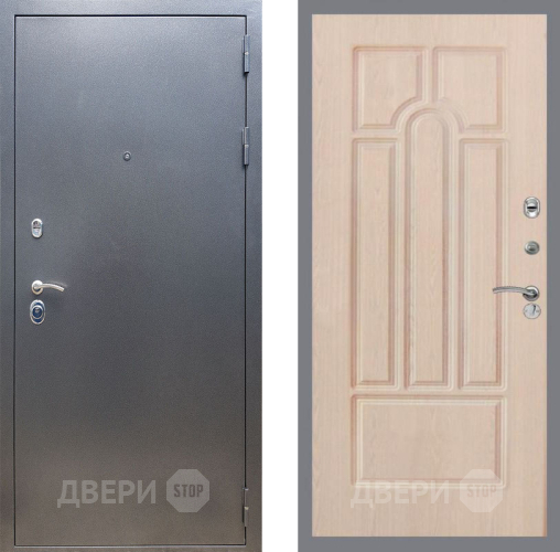 Входная металлическая Дверь Рекс (REX) 11 FL-58 Беленый дуб в Истра