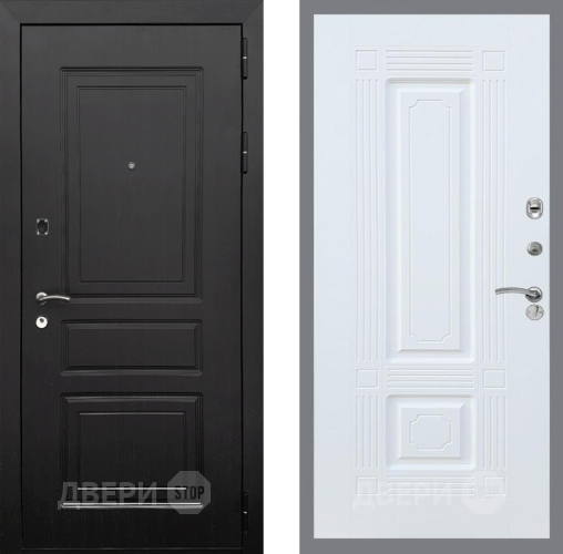 Входная металлическая Дверь Рекс (REX) 6 Венге FL-2 Силк Сноу в Истра