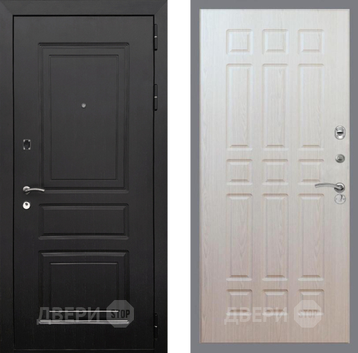 Входная металлическая Дверь Рекс (REX) 6 Венге FL-33 Беленый дуб в Истра