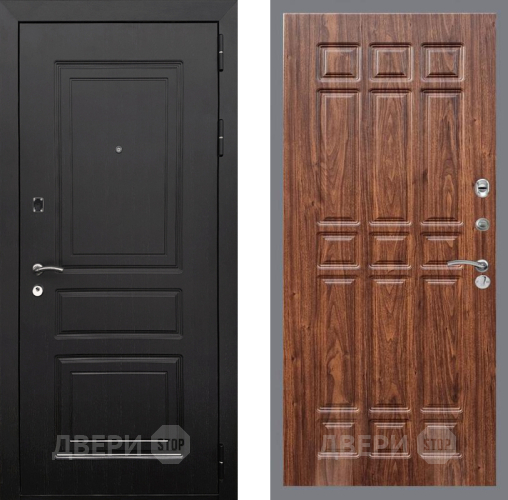 Входная металлическая Дверь Рекс (REX) 6 Венге FL-33 орех тисненый в Истра