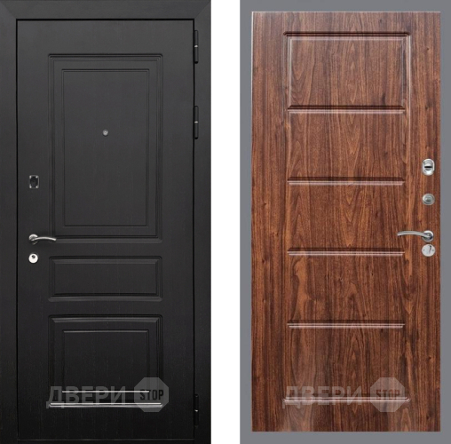 Входная металлическая Дверь Рекс (REX) 6 Венге FL-39 орех тисненый в Истра