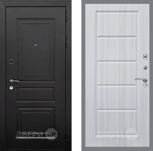 Входная металлическая Дверь Рекс (REX) 6 Венге FL-39 Сандал белый в Истра