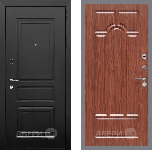 Входная металлическая Дверь Рекс (REX) 6 Венге FL-58 орех тисненый в Истра