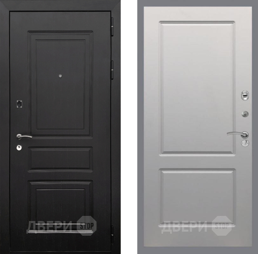 Входная металлическая Дверь Рекс (REX) 6 Венге FL-117 Грей софт в Истра