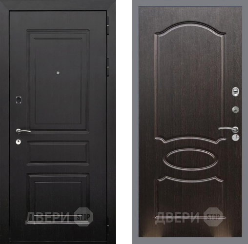 Входная металлическая Дверь Рекс (REX) 6 Венге FL-128 Венге светлый в Истра