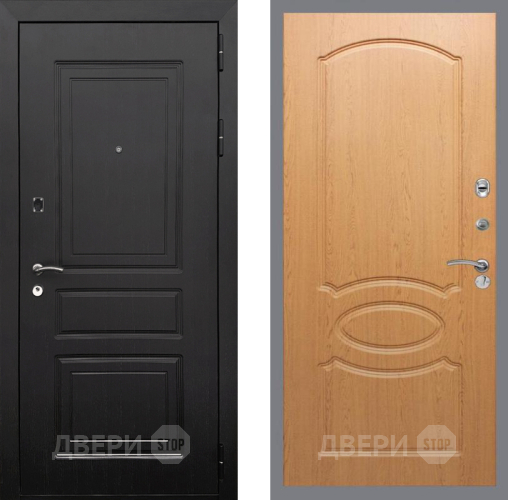 Входная металлическая Дверь Рекс (REX) 6 Венге FL-128 Дуб в Истра