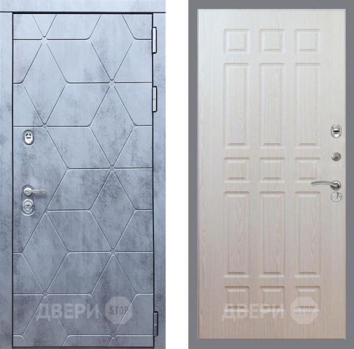 Входная металлическая Дверь Рекс (REX) 28 FL-33 Беленый дуб в Истра