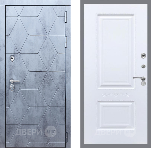 Входная металлическая Дверь Рекс (REX) 28 Смальта Силк Сноу в Истра