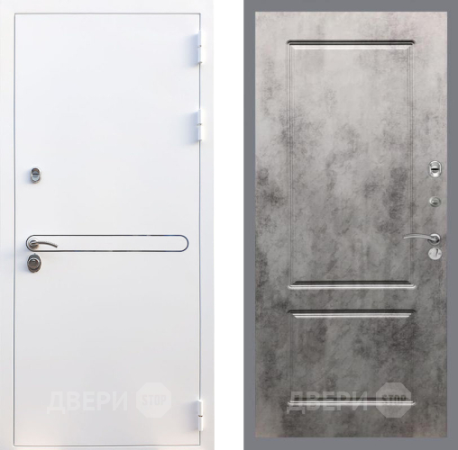 Входная металлическая Дверь Рекс (REX) 27 FL-117 Бетон темный в Истра