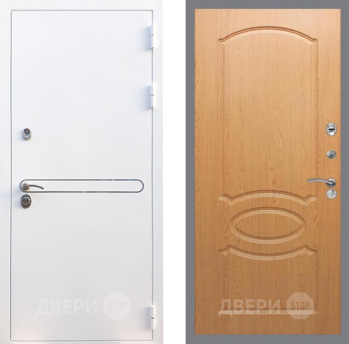 Входная металлическая Дверь Рекс (REX) 27 FL-128 Дуб в Истра