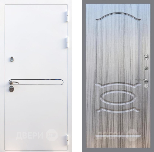 Входная металлическая Дверь Рекс (REX) 27 FL-128 Сандал грей в Истра