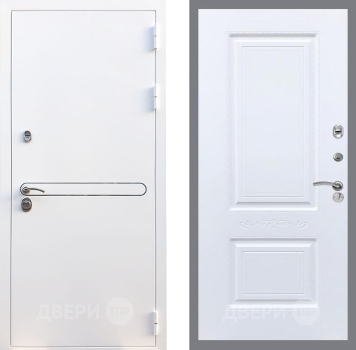 Входная металлическая Дверь Рекс (REX) 27 Смальта Силк Сноу в Истра