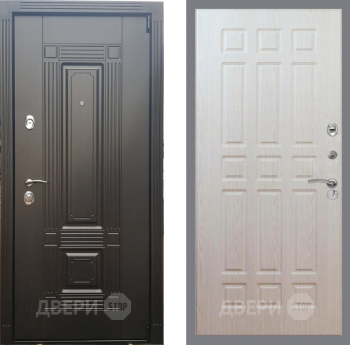 Входная металлическая Дверь Рекс (REX) 9 FL-33 Беленый дуб в Истра