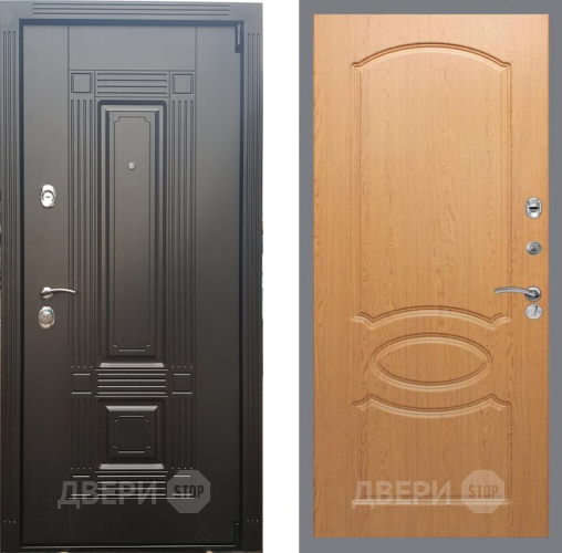 Входная металлическая Дверь Рекс (REX) 9 FL-128 Дуб в Истра