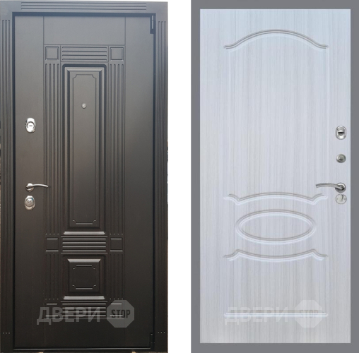 Входная металлическая Дверь Рекс (REX) 9 FL-128 Сандал белый в Истра