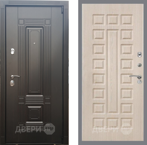 Входная металлическая Дверь Рекс (REX) 9 FL-183 Беленый дуб в Истра