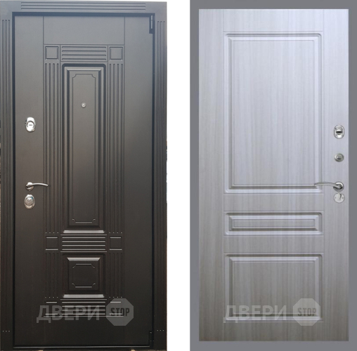 Входная металлическая Дверь Рекс (REX) 9 FL-243 Сандал белый в Истра