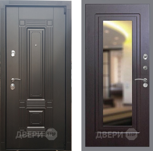 Входная металлическая Дверь Рекс (REX) 9 FLZ-120 Венге в Истра