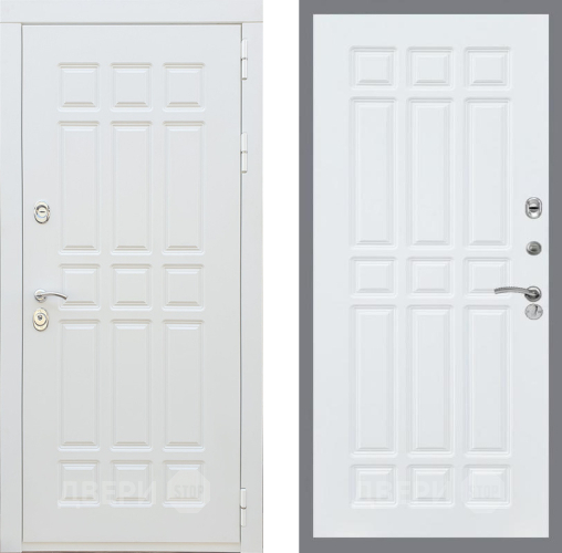 Входная металлическая Дверь Рекс (REX) 8 Силк Сноу FL-33 Силк Сноу в Истра