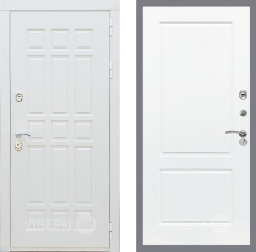 Входная металлическая Дверь Рекс (REX) 8 Силк Сноу FL-117 Силк Сноу в Истра