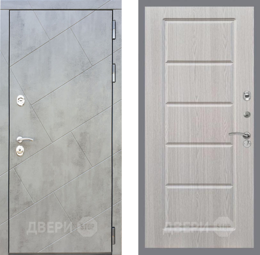 Входная металлическая Дверь Рекс (REX) 22 FL-39 Беленый дуб в Истра