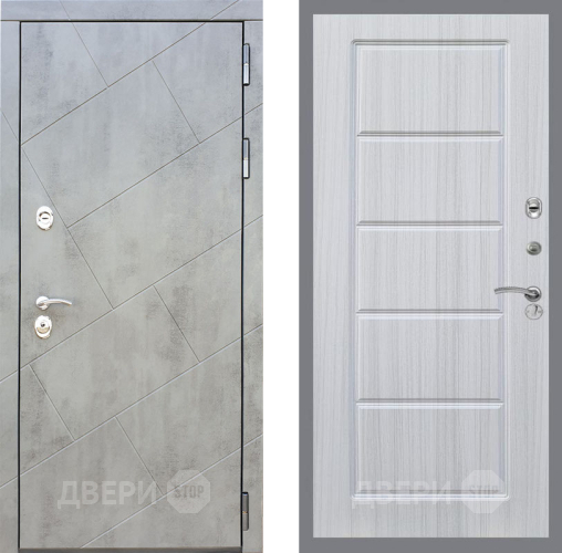 Входная металлическая Дверь Рекс (REX) 22 FL-39 Сандал белый в Истра