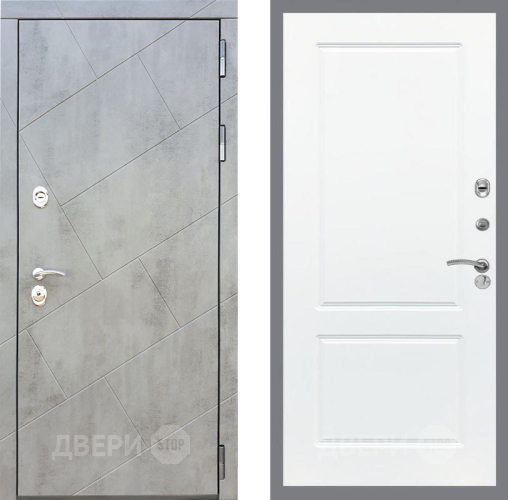 Входная металлическая Дверь Рекс (REX) 22 FL-117 Силк Сноу в Истра