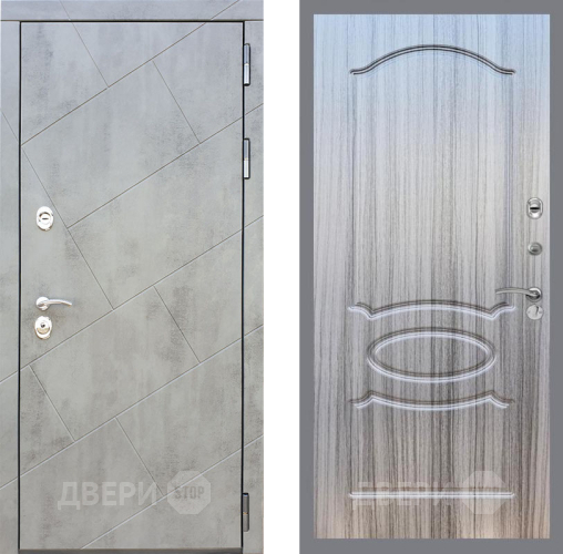 Входная металлическая Дверь Рекс (REX) 22 FL-128 Сандал грей в Истра