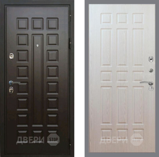 Входная металлическая Дверь Рекс (REX) Премиум 3к FL-33 Беленый дуб в Истра