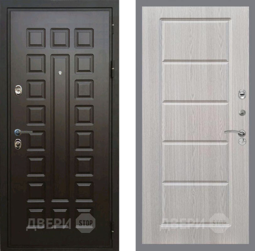 Входная металлическая Дверь Рекс (REX) Премиум 3к FL-39 Беленый дуб в Истра