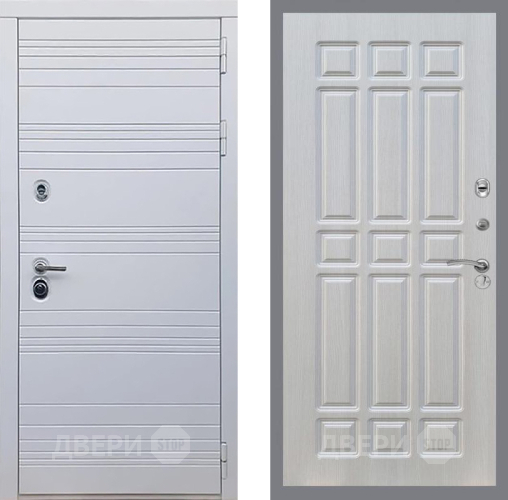 Входная металлическая Дверь Рекс (REX) 14 Силк Сноу FL-33 Лиственница беж в Истра