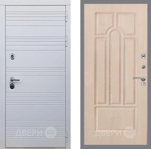 Входная металлическая Дверь Рекс (REX) 14 Силк Сноу FL-58 Беленый дуб в Истра
