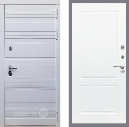 Входная металлическая Дверь Рекс (REX) 14 Силк Сноу FL-117 Силк Сноу в Истра
