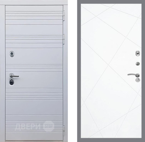 Входная металлическая Дверь Рекс (REX) 14 Силк Сноу FL-291 Силк Сноу в Истра