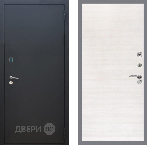 Входная металлическая Дверь Рекс (REX) 1A Черный Муар GL Акация в Истра